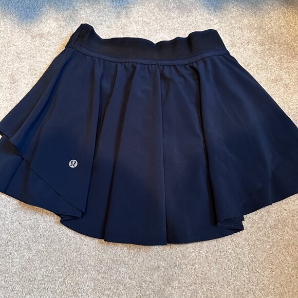 Lululemon Court Rival High-Rise Skirt (Regular) True Navy Size 2 - Picture 3 of 6
